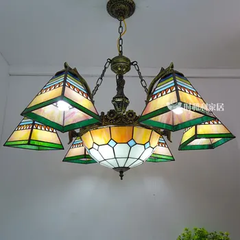 

light retro lighting European style pendant light coffee shop bedroom living room restaurant multi lamps Z113543