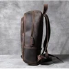 AETOO Retro head cowhide men's shoulder bag leather handmade computer backpack ► Photo 3/6