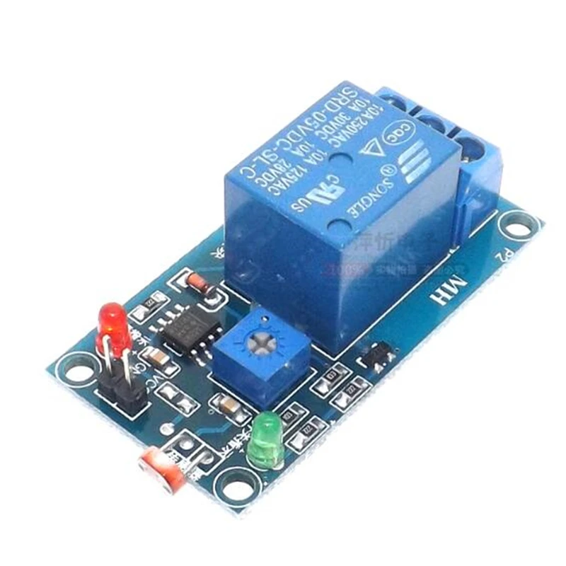 Photoresistor sensor Plus 5V relay module Light sensitive Light control