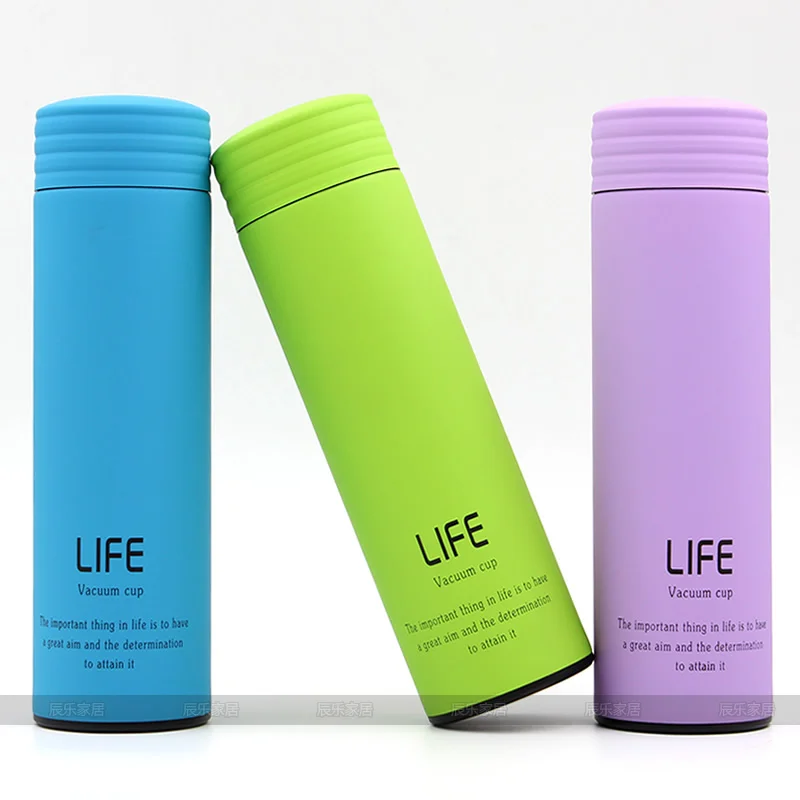 

Guaranteed 100% Hot Double Wall 304Stainless Steel Thermos Cups and Mugs Thermal Bottle 380 ml Thermo cup Vacuum Flask Christmas