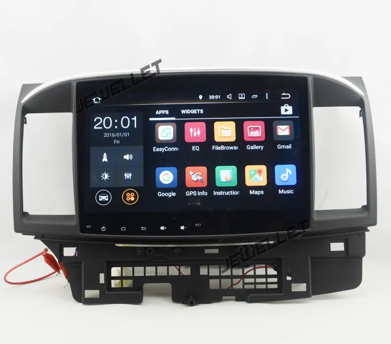Discount 10.1" Octa Core IPS screen Android 9.0 Car GPS radio Navigation for Mitsubishi Lancer Fortis 2008-2013 3