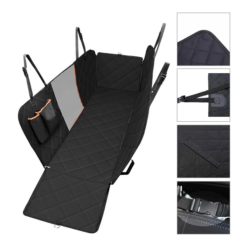 

Waterproof Quilted Non-slip Pet Dog Car Seat Cover Hammock Pet Accessories Mat Blanket Back Seat Protector Mesh Viewing Window
