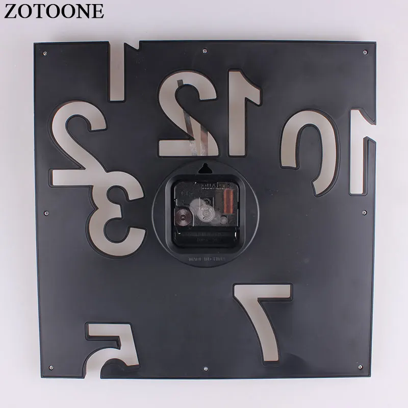 ZOTOONE DIY 3D Vinyl Wall Clock Modern Design Home Decor Fashion Silent Clock on The Wall Watch For Living Room Decorative D ZOTOONE DIY 3D Vinyl Wall Clock Modern Design Home Decor Fashion Silent Clock on The Wall Watch For Living Room Decorative D