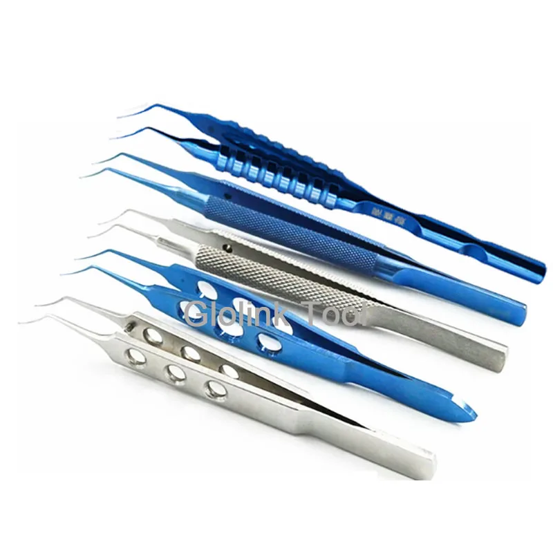 

Equipment 12cm Ophthalmic Instruments Needle Holder Micro Scissors Tweezers Hand Crysis Tweezers Capsulorhexis Tweezers