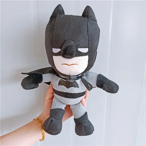 Batman 25-45 см мягкие плюшевые игрушки супергерой Капитан Америка Железный человек Человек-паук куклы из фильма мстители для детей подарок на день рождения - Цвет: Batman