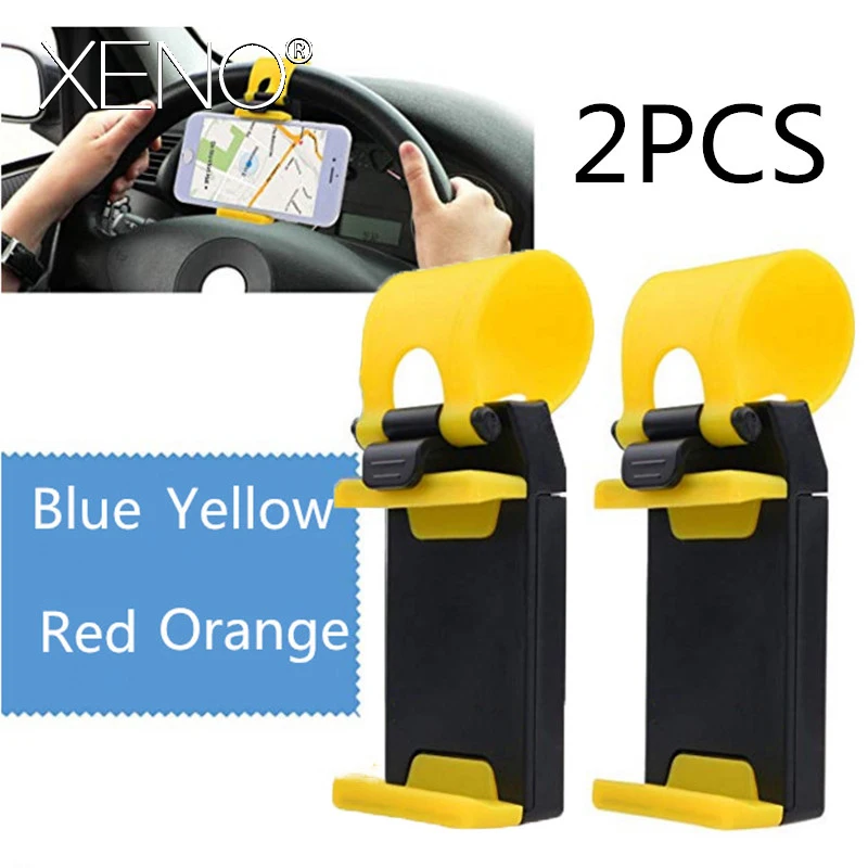 

Car Holder Mini Air Vent Steering Wheel Clip Mount Cell Phone Mobile Holder Universal For iPhone Support Bracket Stand