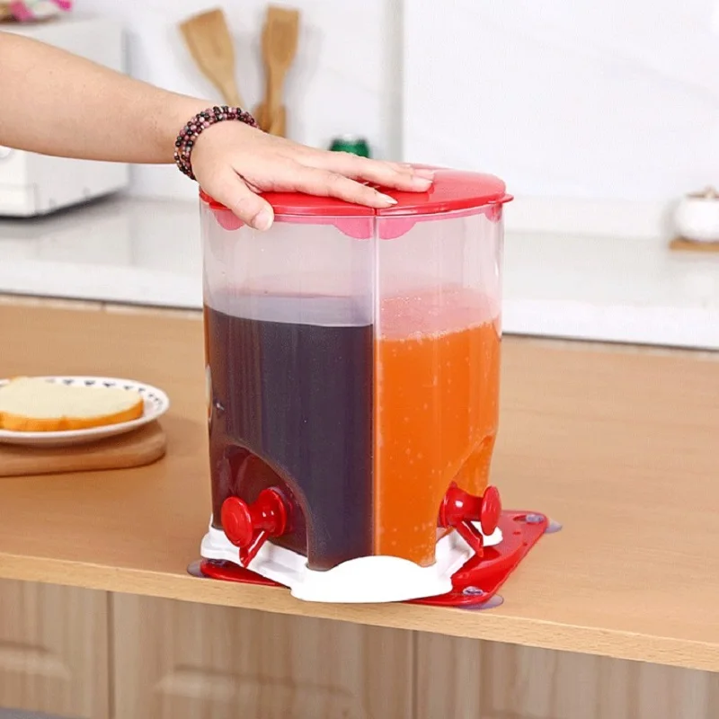 

Beer Wine Dispenser Three Grid Drink Water Juice Dispenser Machine Drinking Pourer Home Bar Tools For Soda Coke Fizzy Soda