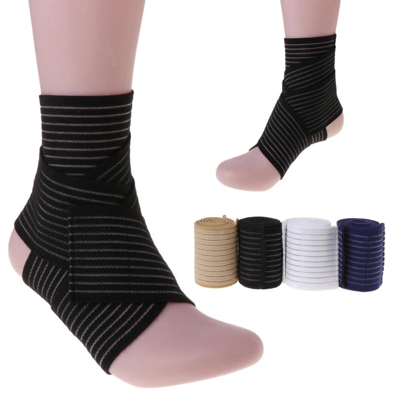 DUAI Portable Elastic Sport Ankle Support Sleeve Bandage Wrap