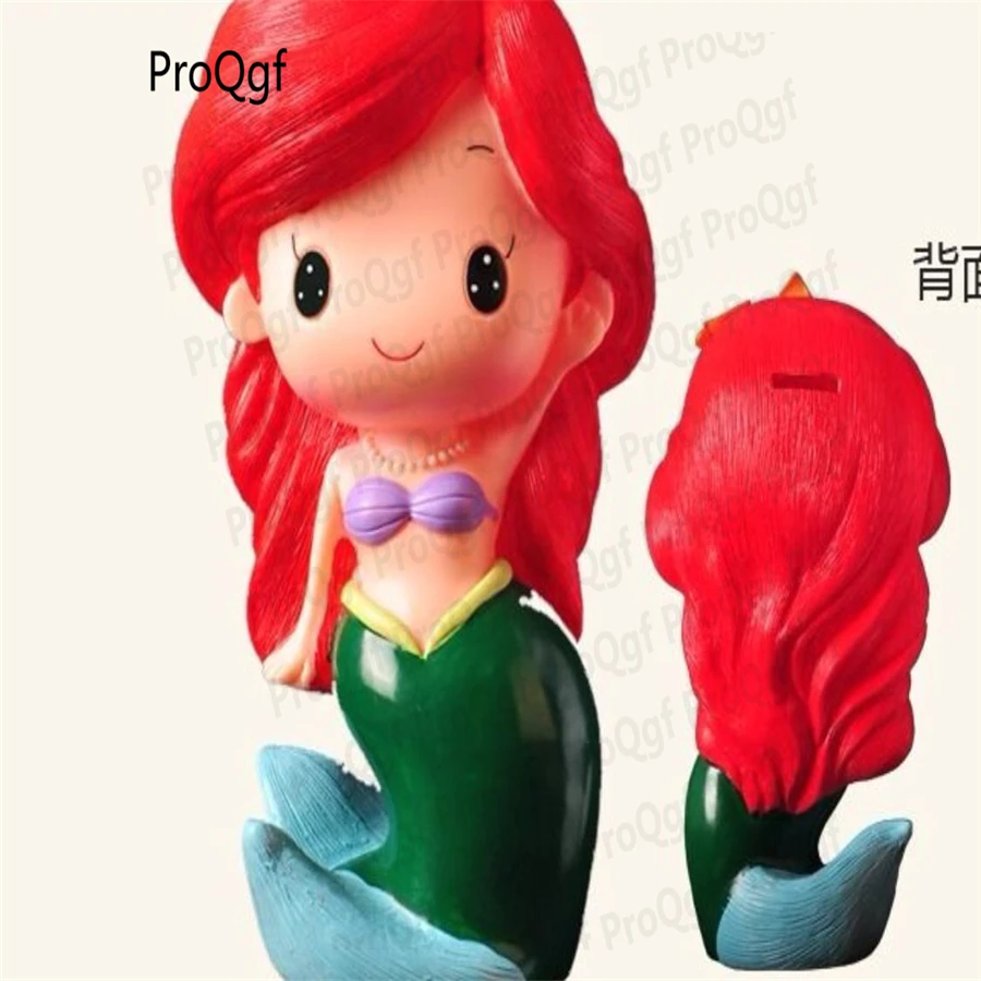 Prodgf 1Pcs A Set Storage Money Box green fish princess