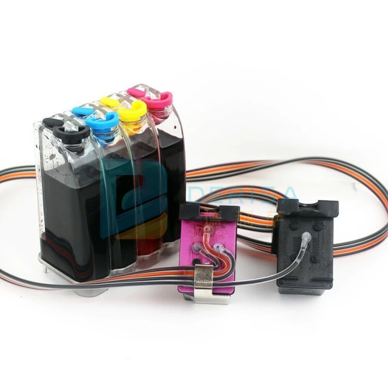 Ciss совместим с HP 664 заправляемая СНПЧ для DeskJet 1115 2135 3635 1118 2138 3636 3638 4536 принтер