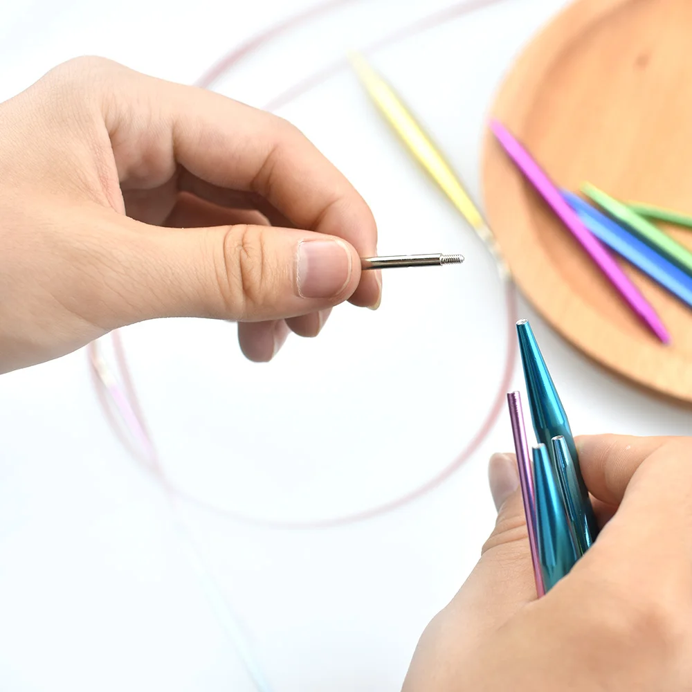 Набор крючков для вязания женских 26 шт. круговые спицы сделай сам смены головы