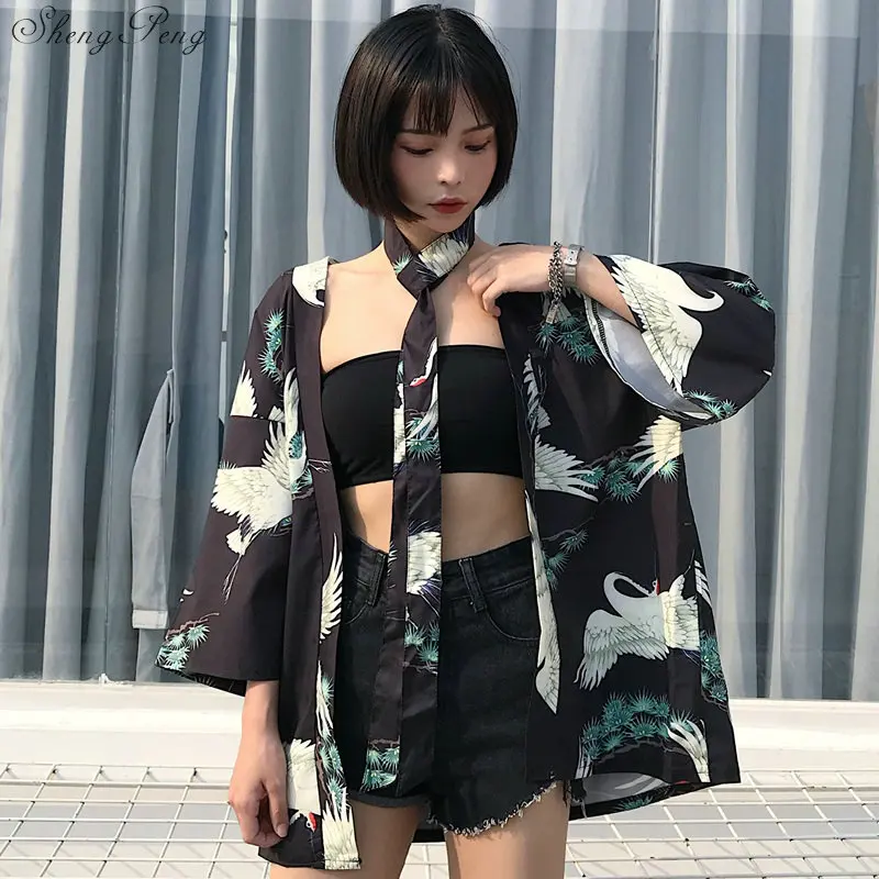 Женское кимоно obi yukata традиционное японское одежда в японском стиле кардиган