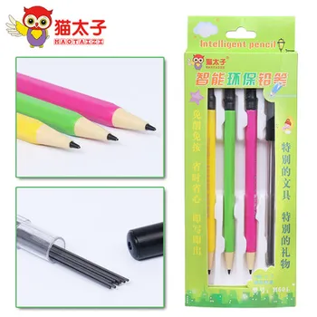

0.7mm 2B mechanical pencil Stationary set 6pcs free shipping