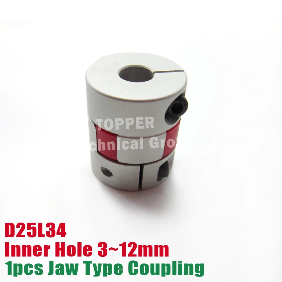 

Jaw Flexible Coupling Plum Coupler Diameter=25mm Length=34mm coupling cnc