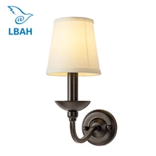 Rural single head wall lamp, contemporary and contracted, wrought iron cloth cover lens headlight corridor lamp of the head Rural single head wall lamp, contemporary and contracted, wrought iron cloth cover lens headlight corridor lamp of the head