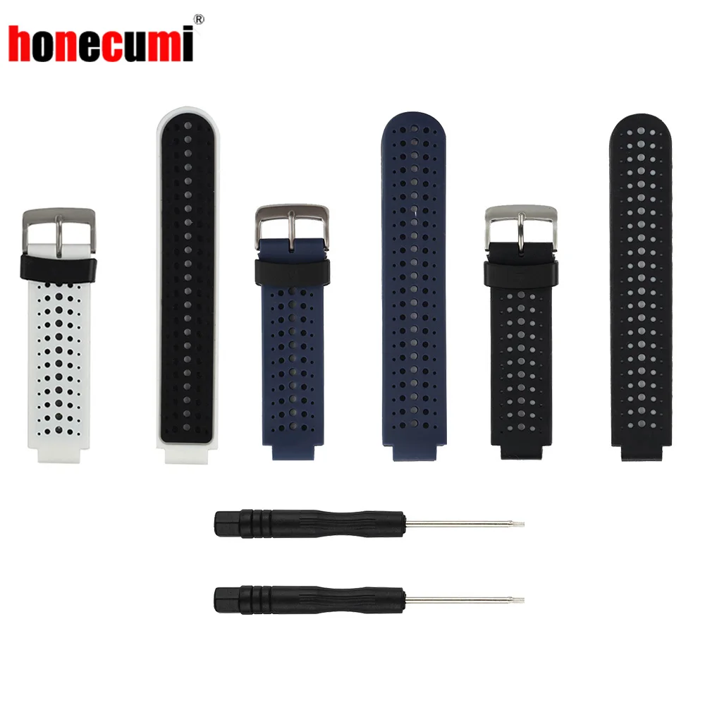Honecumi 3 упак. Мягкие силиконовые сменные аксессуары браслет ремешок для Garmin Forerunner