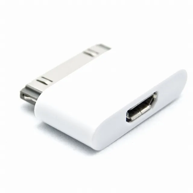 Female Micro Usb To Male 30 Pin Connector For Apple Iphone 4 4s