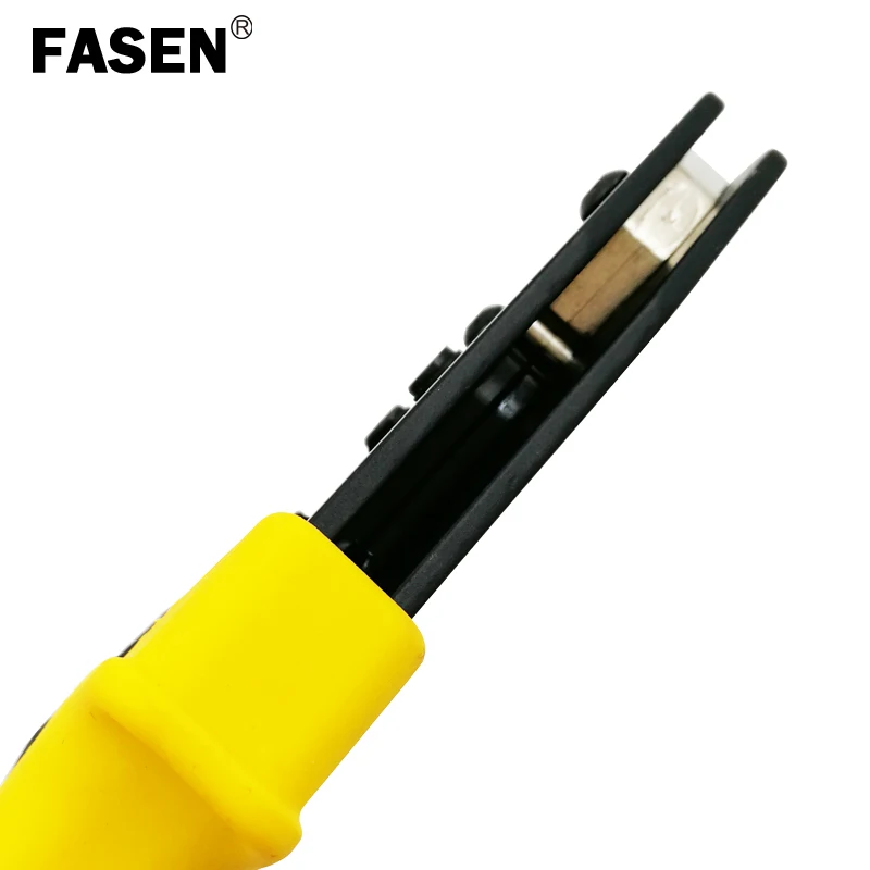 FASEN VSN-10WF обжимные плоскогубцы 0,25-10 мм2 23-7AWG для изолированных неизолированных наконечников трубные клеммы высокоточные фирменные инструменты