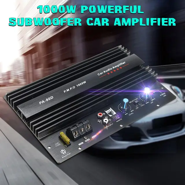 Best Offers 1PC NEW Arrival 12V 1000W Mono Car Audio Power Amplifier Powerful Bass Subwoofers Amp PA-80D Best Offers 1PC NEW Arrival 12V 1000W Mono Car Audio Power Amplifier Powerful Bass Subwoofers Amp PA-80D