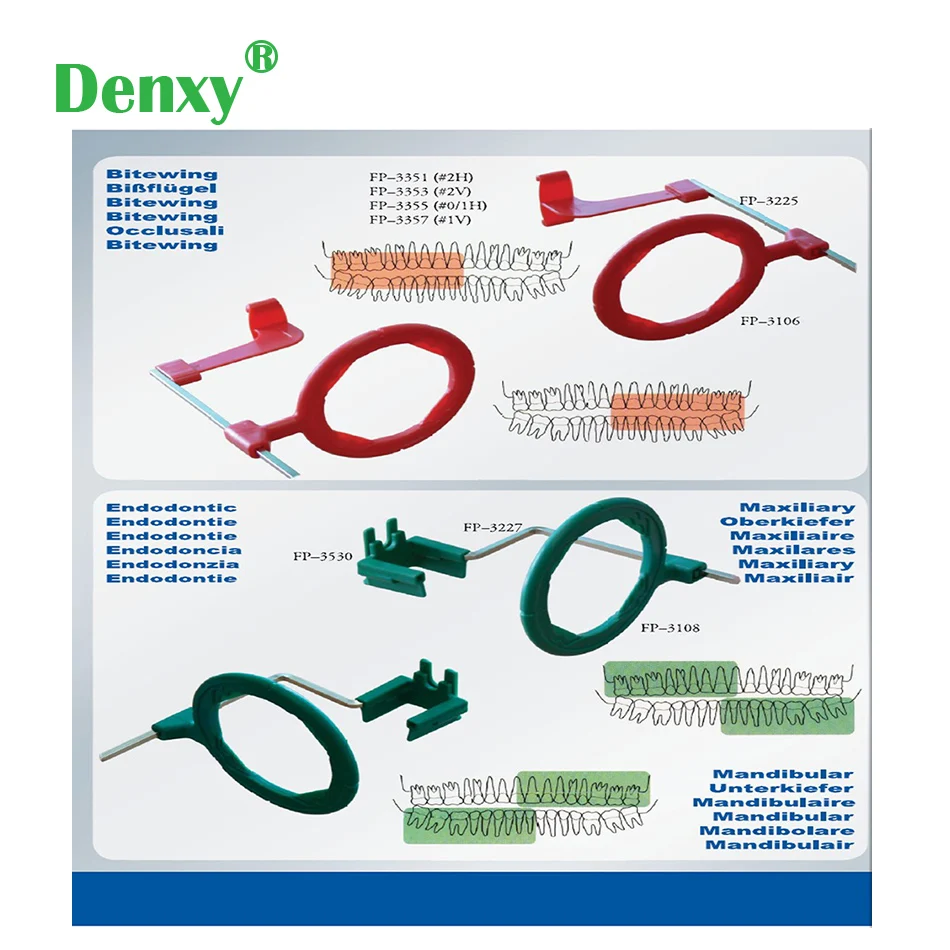 Denxy стоматологическая рентгеновская пленка позиционирование системы полный рентгеновский позиционный набор фиксатор позиции стоматологический инструмент Ортодонтическая скобка