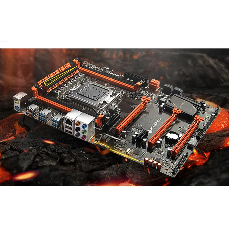 Игровая материнская плата HUANAN deluxe X79 CPU RAM combos Xeon E5 2660 V2 с кулером 32 Гб (2*16 Гб) DDR3 RECC