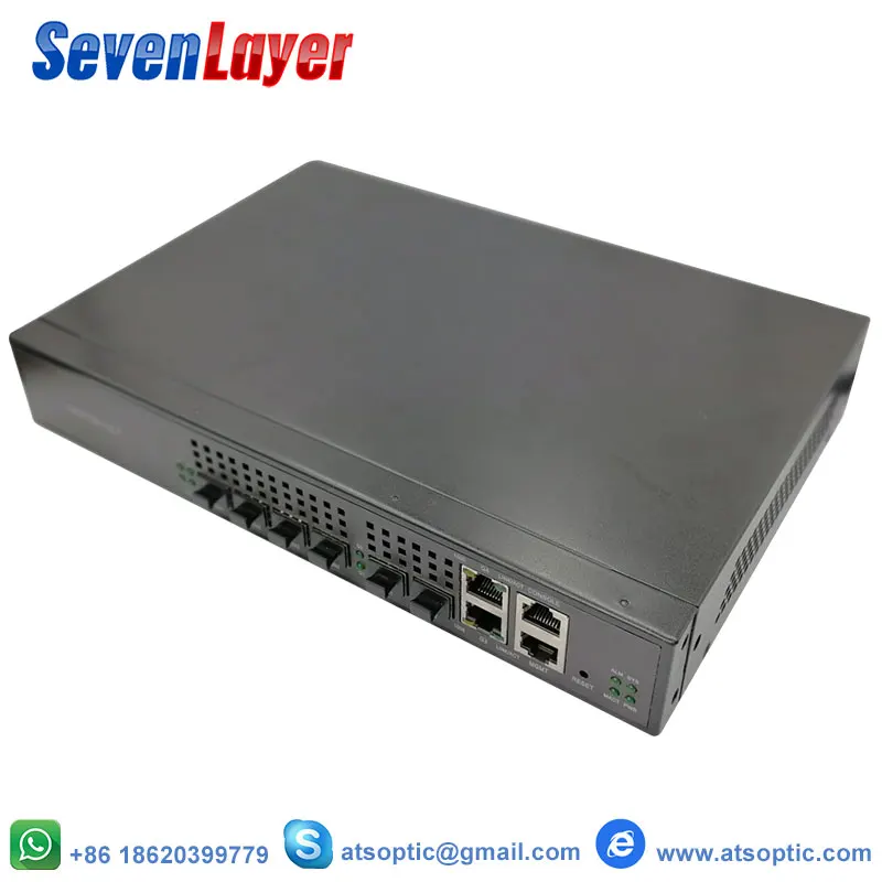 EPON OLT 4PON порты FTTH CATV GEPON OLT Перевозчик-класс высокой плотности волоконно-оптический высокое качество 1,25G Профессиональный мини