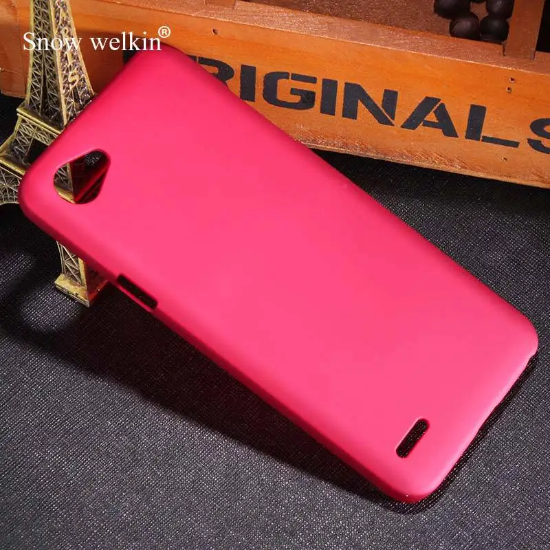 Для LG Q6 + Plus Aqua X600 X600K роскошный прорезиненный матовый пластиковый жесткий чехол
