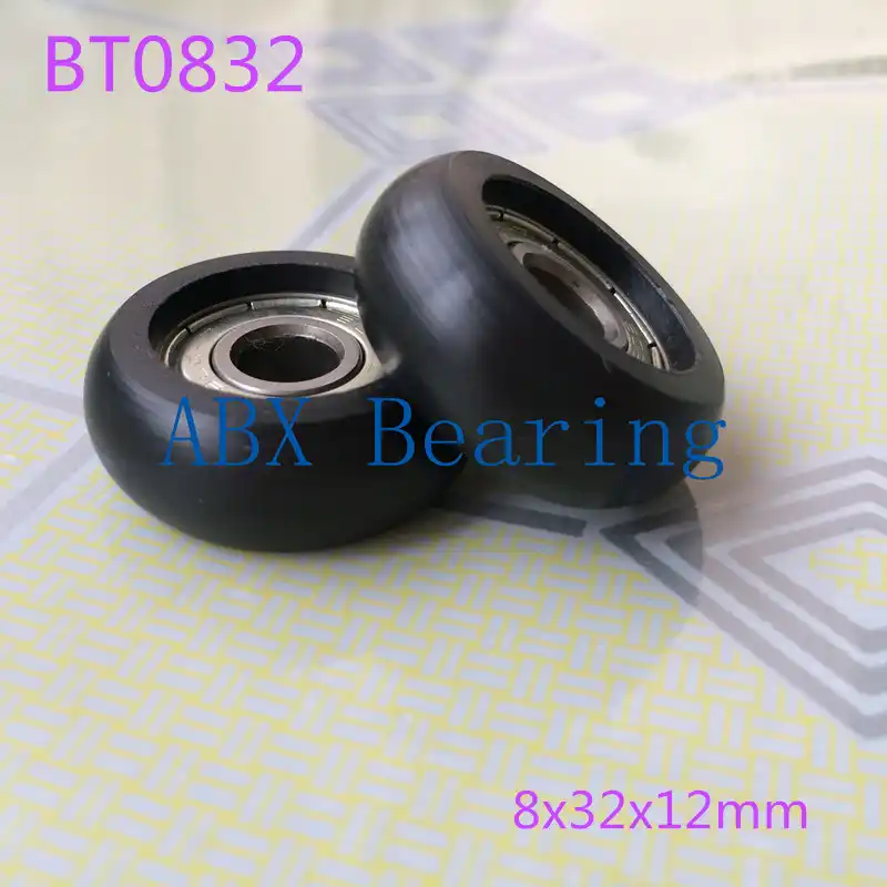 BT0832 608ZZ 608Z 608 нейлоновый подвес колеса/шарикоподшипник с шкивом колеса для дверей и окон 8*32*12 мм Опт + розница - изображение