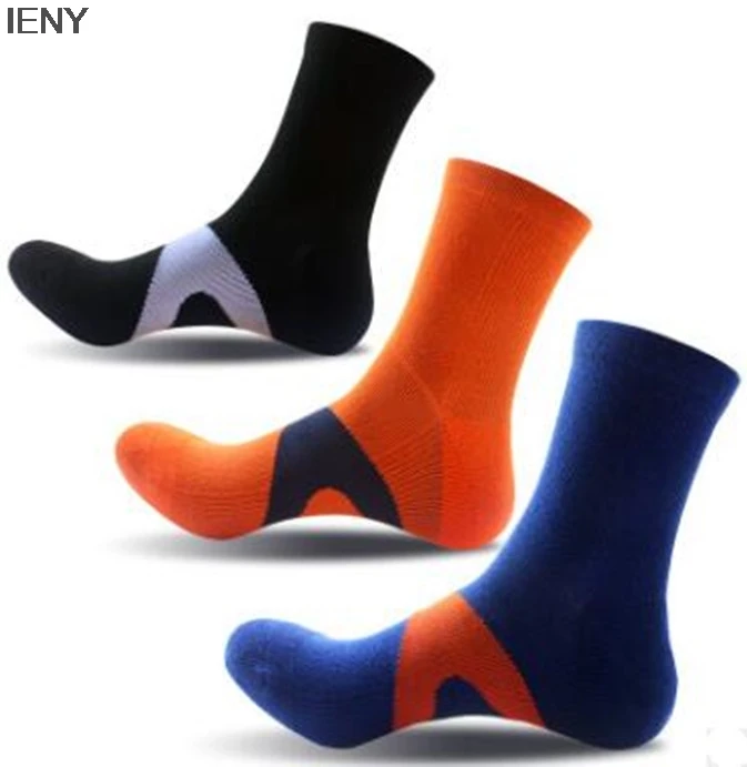 

IENY New men's pressure sports socks right angle heel reinforced basketball socks outdoor hiking socks
