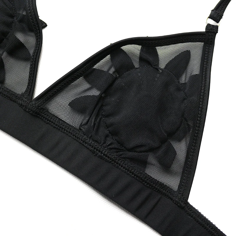 2018 New Bandage Two-pieces Bikini Set Sexy Push-up 3D Floral Swimwear Women Swimsuit Female Bathing Suit Bathers Beachwear (5)