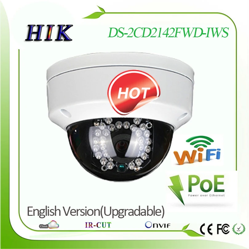 Hik 4MP Full HD Network WI FI IP Camera DS 2CD2142FW IWS Wireless ...