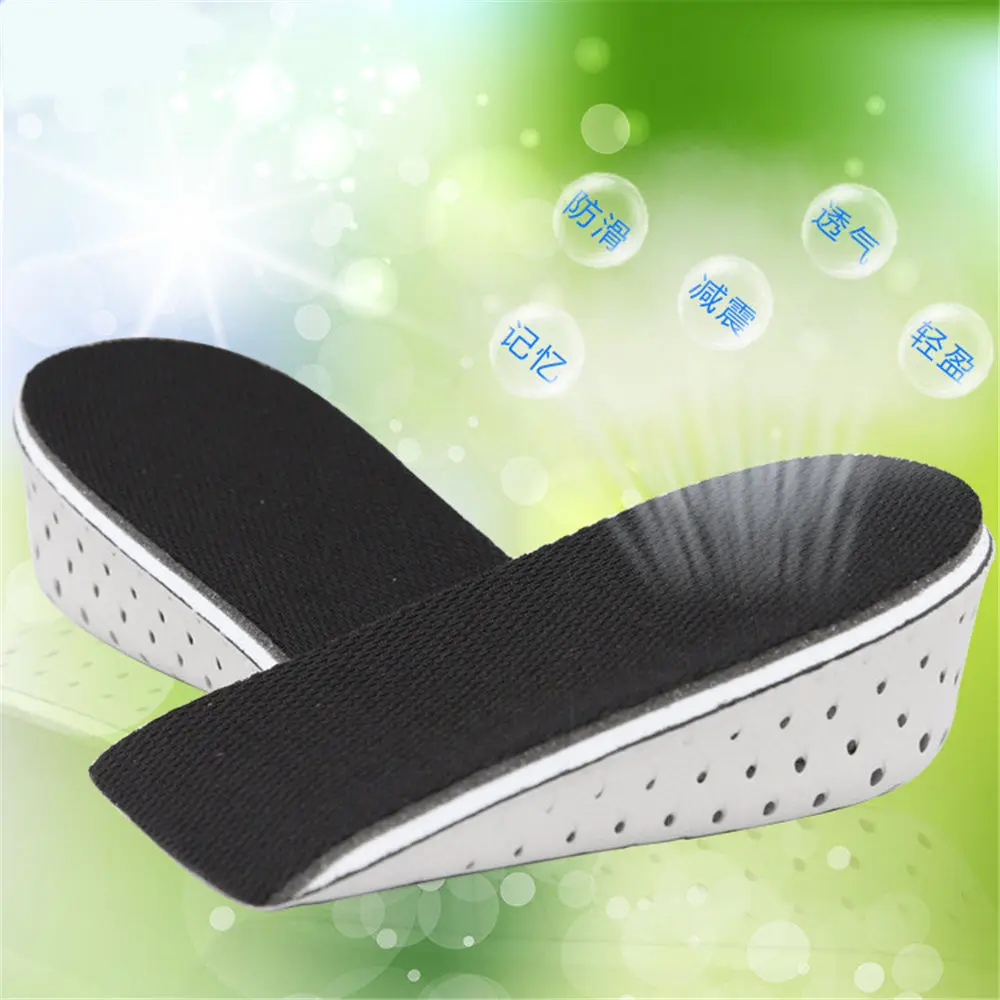 1 Pair 3 size Unisex Insoles Air Cushion Heel Inserts Increase Height Shoe Pads