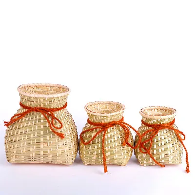 Бамбуковые корзинки для рыбы ручной работы для украшения детских цветочных композиций