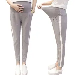 Повседневные штаны для беременная Женская одежда для беременных брюки хлопок спортивные Беременность Одежда Gravida Одежда Осень свободные