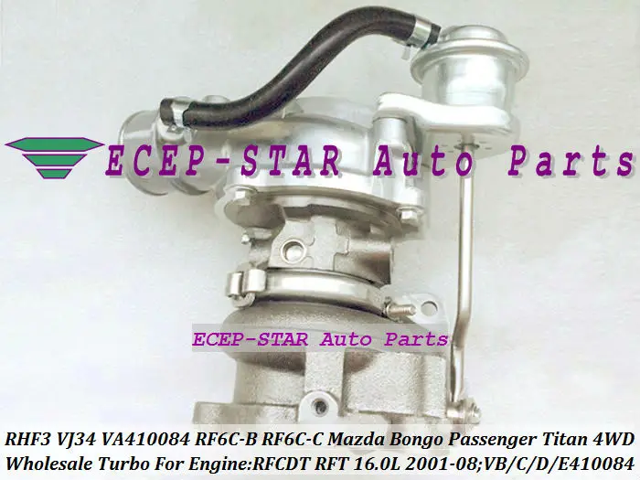 RHF3 VJ34 VD410084 VA410084 VB410084 VC410084 RF6CB RF6CC Turbo For MAZDA Bongo Passenger Titan 4WD 2001-2008 RFCDT RFT 16.0L (5)