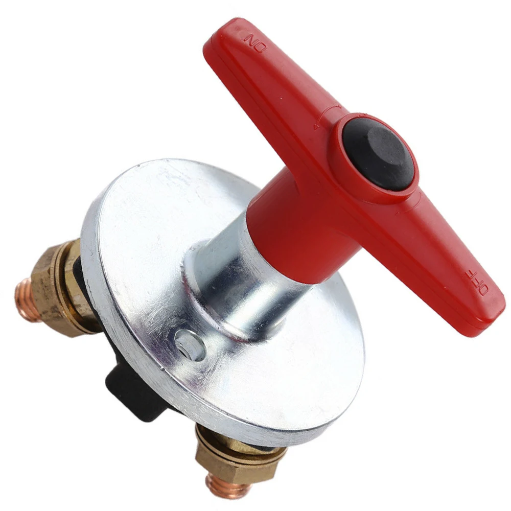 Mayitr 1pc 500 Amp Fixed Key Battery Duty Isolator Switch Heavy Cut Off