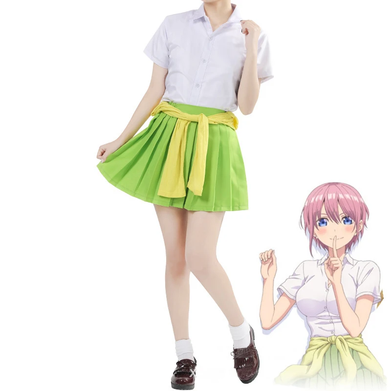 Аниме Gotoubun no Hanayome Косплей Костюм ичика Нино Мику Накано куинтэссенция кинтуплеты