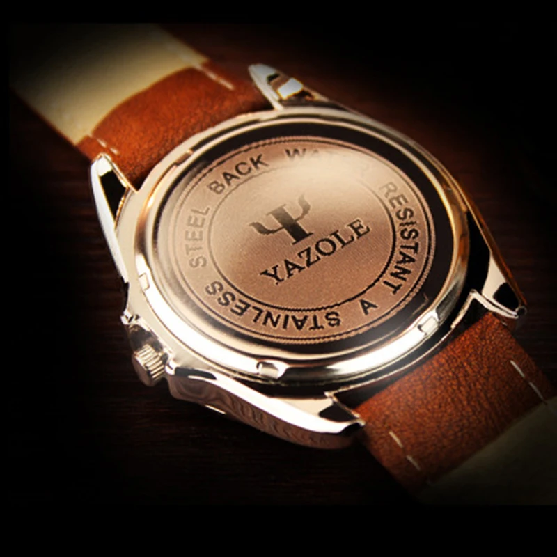 YAZOLE 2019 Fashion Quartz Watch Men Watches Top Brand Luxury Male Clock Business Mens Wrist Watch 4