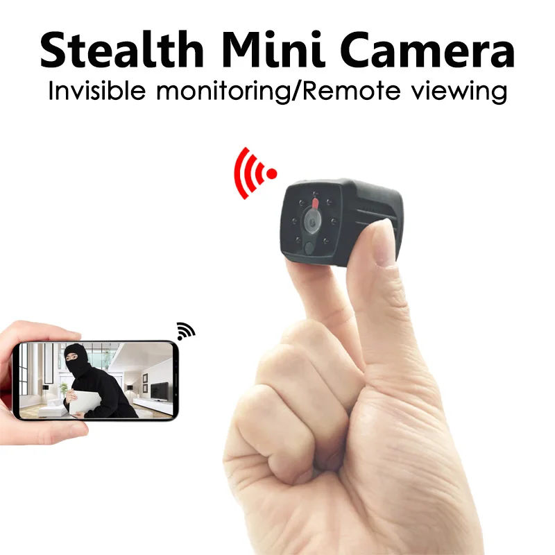 

Wifi IP Mini Camera Wireless 1080P Invisible Night Version Video Recording Remote Control Portable Recorder Home Security cam
