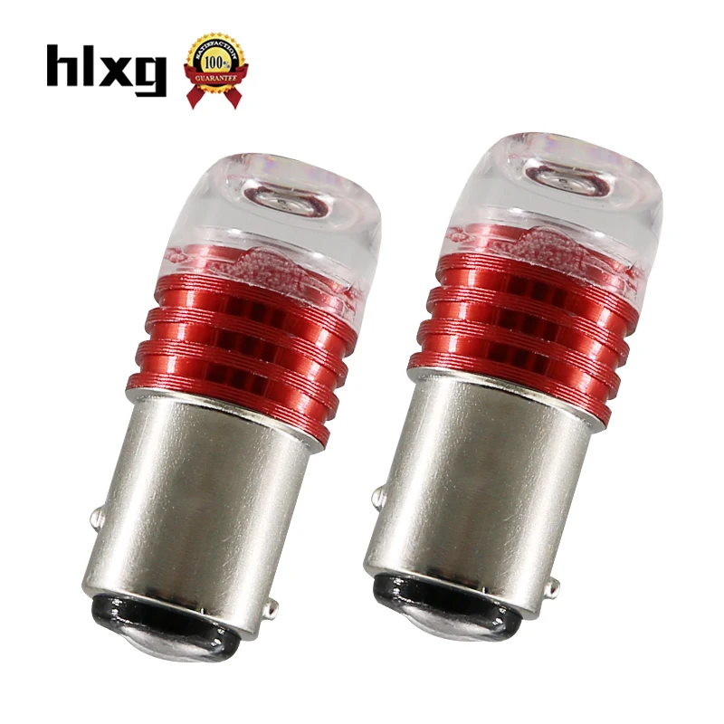 Hlxg 2 шт. светодиодный BAY15D P21/5 Вт 1157 автоматический стробоскопический мигающий