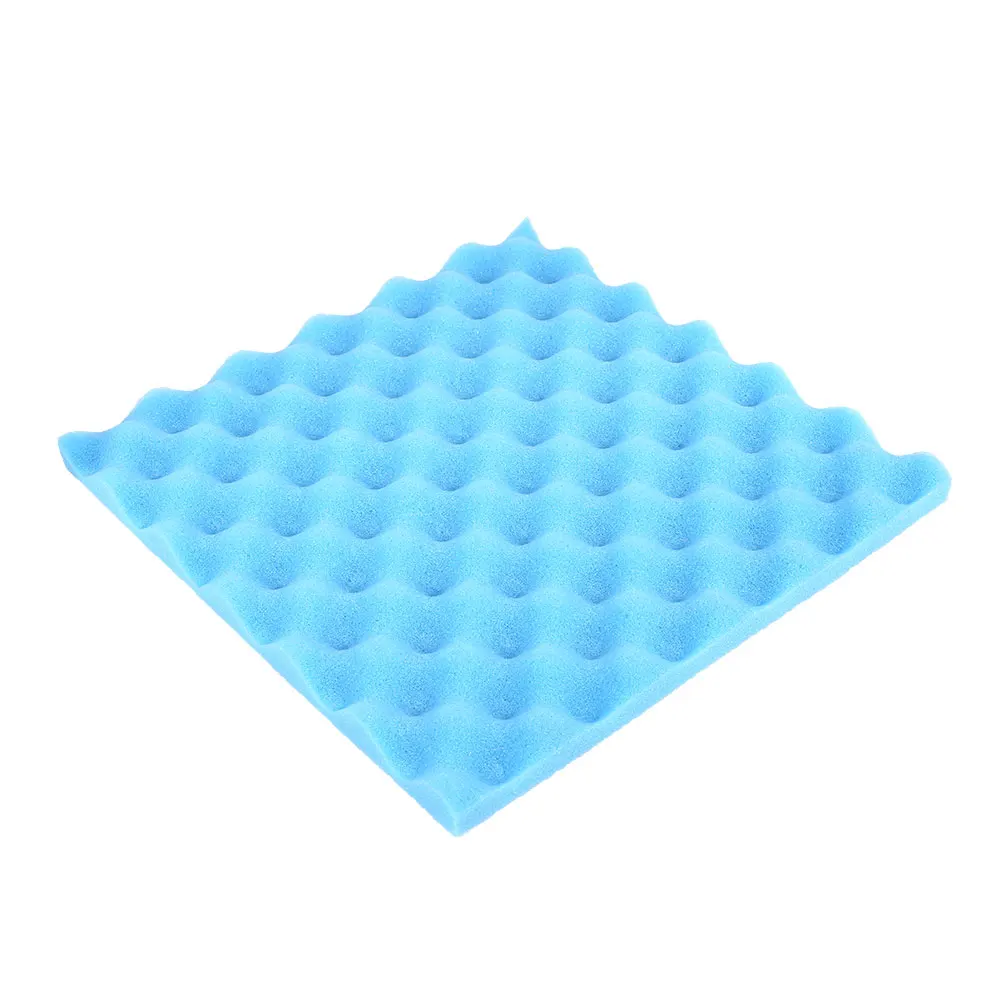 Поролоновая наклейка Звукопоглощающая плитка офисная дышащая квадратная студия класс De-Noising - Цвет: Blue