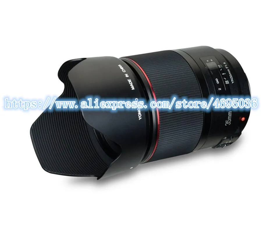 

FOR YONGNUO Wide-Angle Prime Lens YN35mm F1.4 Bright Large Aperture AF MF Lens for Canon DSLR camera 70D 80D 5D3 5D2 5D4 7D2