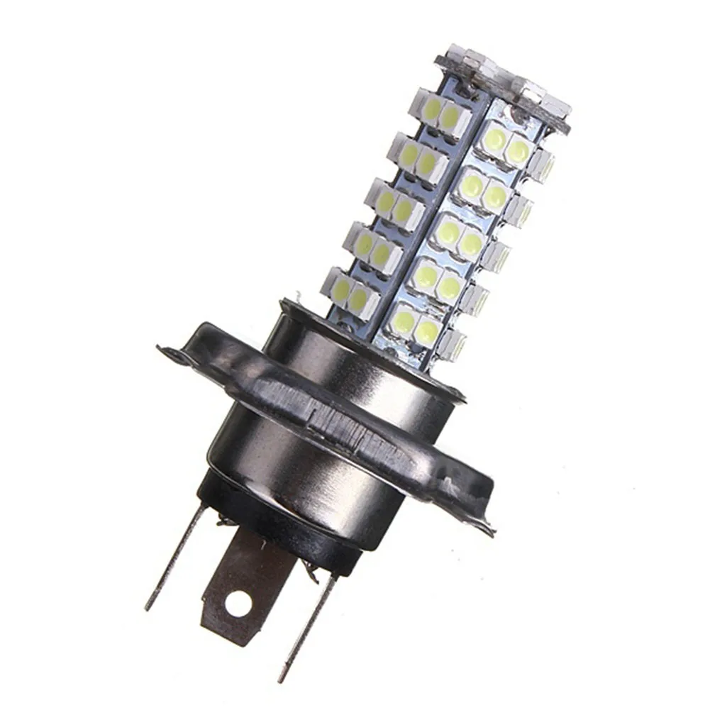 Автомобильный авто H4 3,5 W 68-SMD светодиодный 6500K 310-Lumen белая противотуманная Лампа фара для вождения ЛАМПА