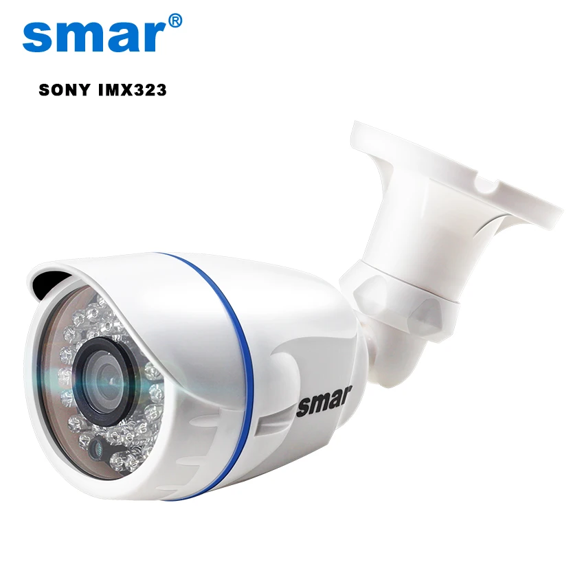 IP камера Smar Sony IMX323 с датчиком 1080P наружная цилиндрическая видеонаблюдения 2 МП