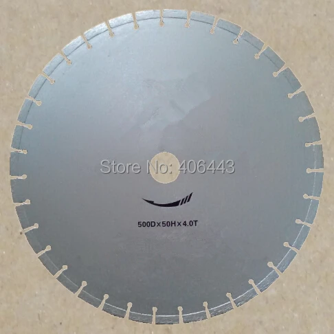 

20" 500mm Laser Welded Diamond Segmented Saw Blade for Cutting Rinforced Concrete and Asphalt Pavement