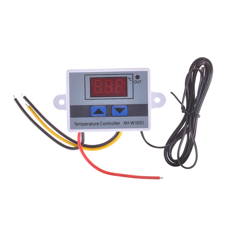 XH-W3001 12V 24V 220V Digital Temperature Thermostat Control Switch Probe Temp Control Regulator