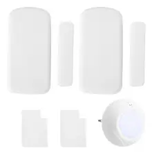 Звуковая система сирена Беспроводная охранная сигнализация 1 звуковая сирена 2 двери окна магнитный датчик(JD11+ MC06A) сиренная тревога