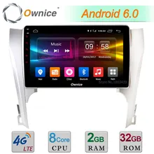 C500 + 10.1 “Android 6.0 Octa Core 2 GB RAM 32 GB ROM 4G LTE WIFI DAB + Radio Del Coche DVD Multimedia Player Para Toyota Camry 2012 2013