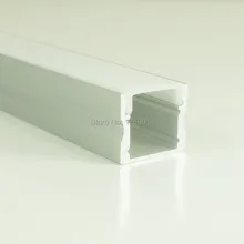 UnvarySam 5 шт. 0,5 м 15 мм Глубокая Встроенная алюминиевая светодиодный канал без фланца, Совместимость с шириной полосы в пределах 12 мм