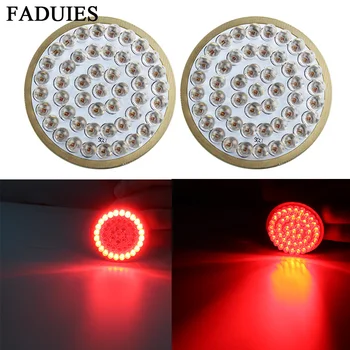 

FADUIES Motorcycle Light 2" Bullet Style Rear LED Turn and Stop signal kit For Harley Softail Dyna Sporter Rear turn signals